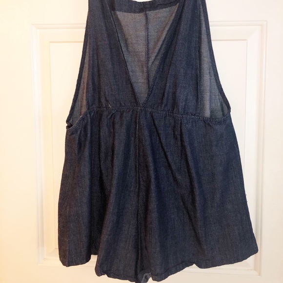 denim romper - Picture 2 of 2